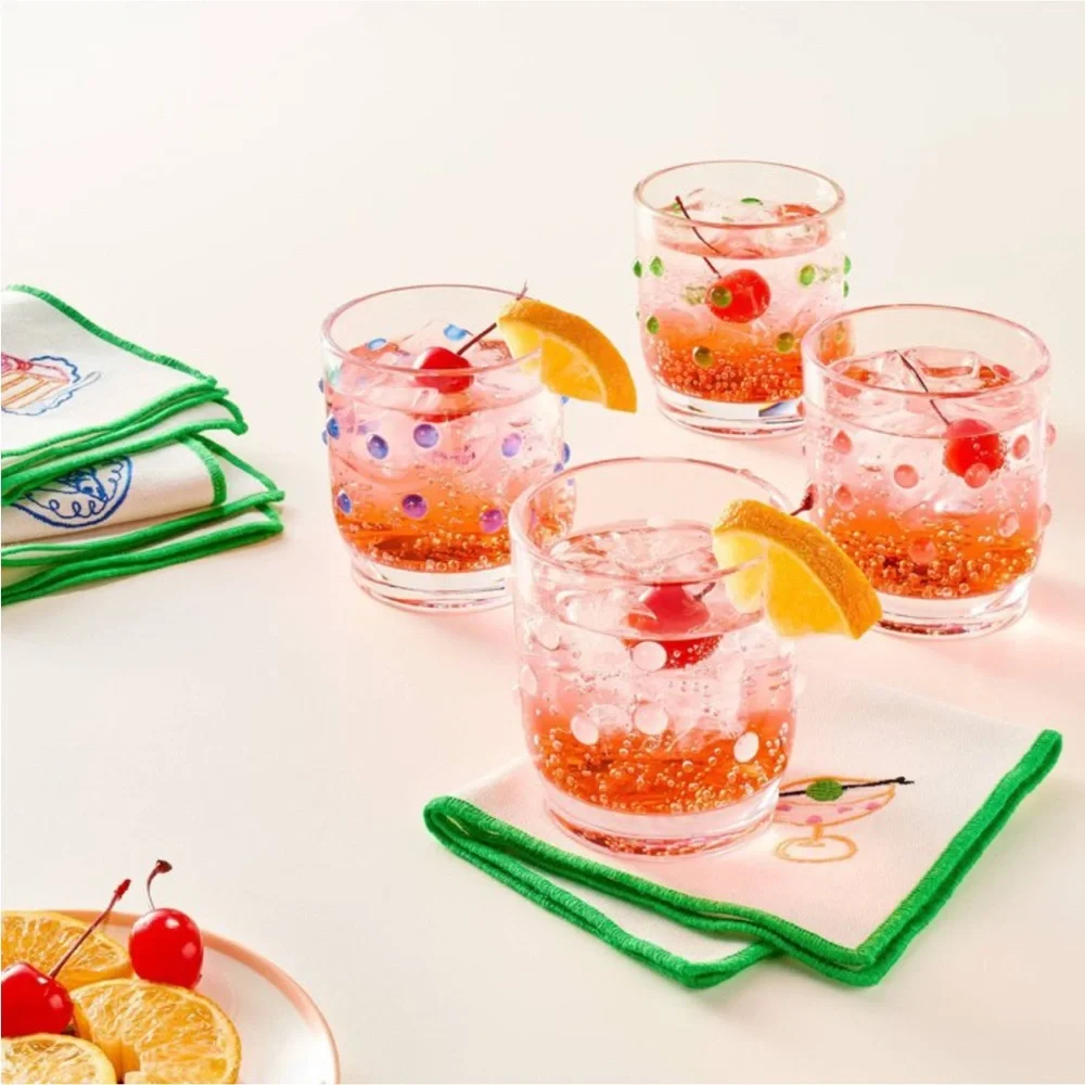 ♠️ 8ct Embroidered Icon Cloth Cocktail Napkins - Kate Spade New York x Target